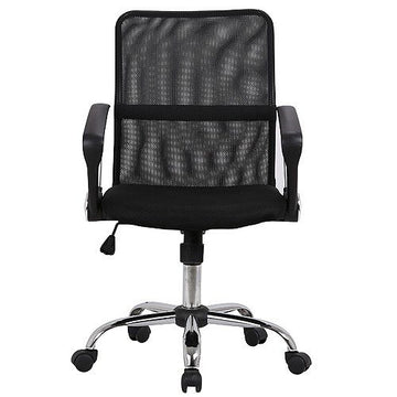 Midback Mesh Chrome - Black Office Chair